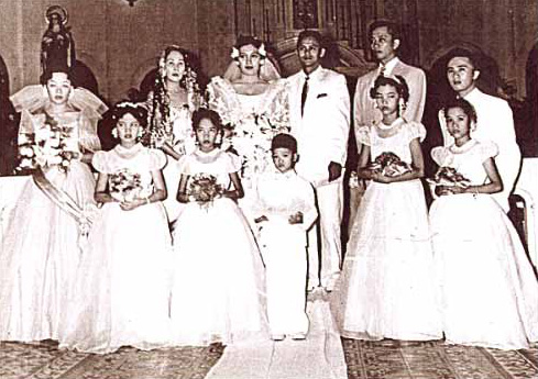 Cesar Limjoco married Fe Lopez Laurel in 1956 in Manila at the Lady of Lourdes Church in Quezon City.