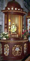 Sto Nino Shrine donated to the church of the Immaculate Conception by the heirs of Dr. Gregorio Limjoco